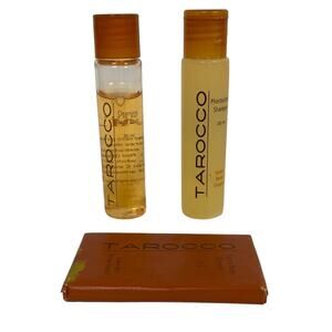 Tarocco Travel Size Set Body Wash, Shampoo, Face & Body Cleanser Soap
